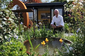 Concrete 2.0 show garden at the 2024 RHS Malvern Spring Festival. Image credit: the RHS.
