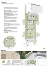 Long and thin rear garden concept 2 of 2